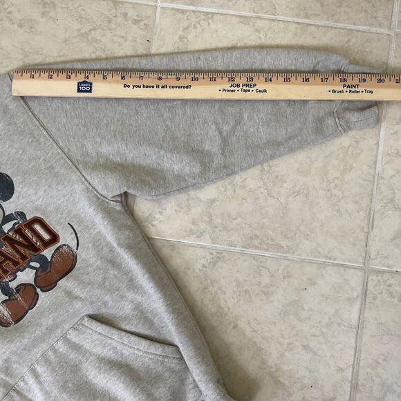 Disneyland Resort Hoodie Men's S Long Sleeve Pullover Micky w embroidered front - Picture 10 of 10